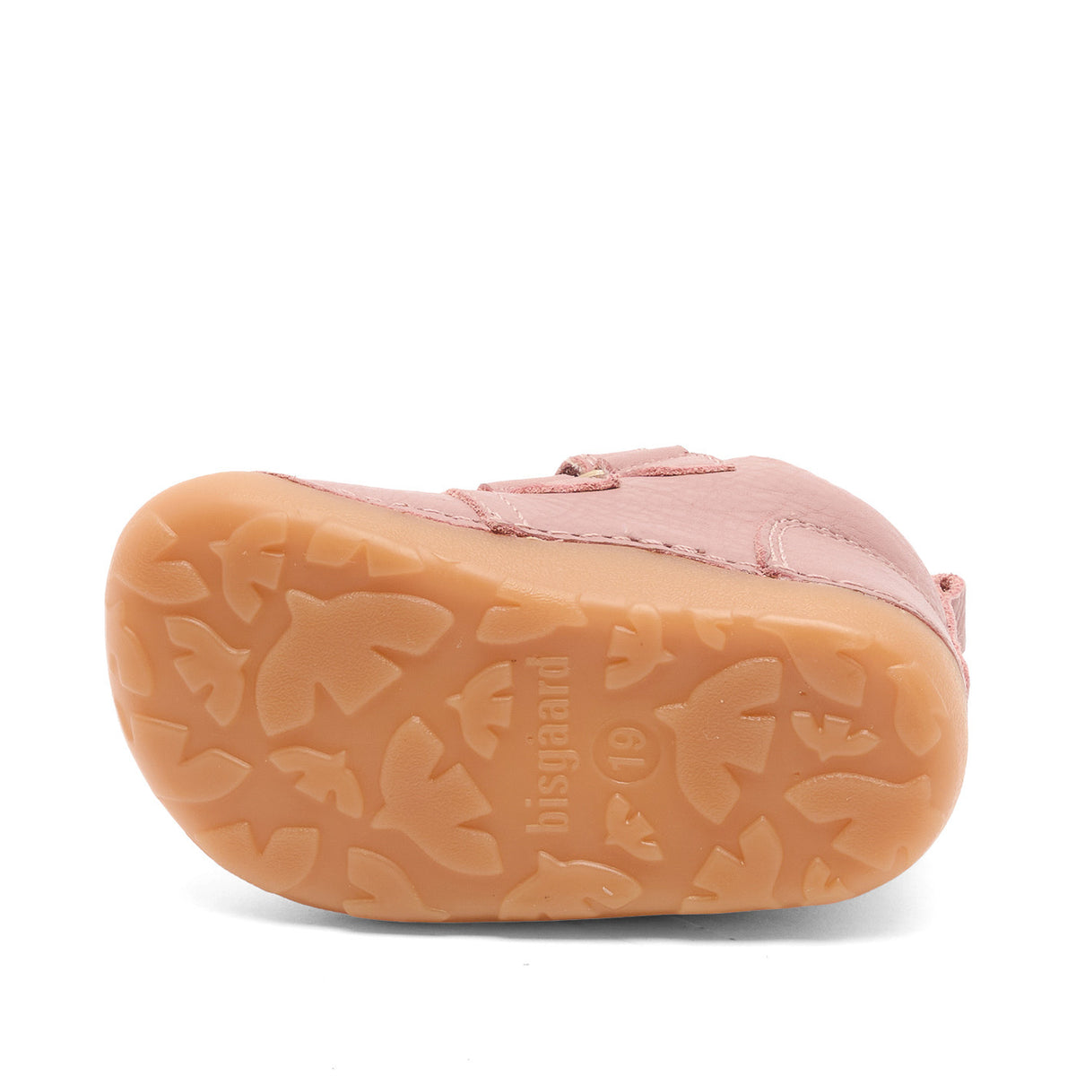 Barefoot Carter Lamb – Rose – Bisgaard : dessous de la chaussure avec semelle visible.
