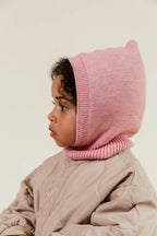 Balaclava Eddy - 100% extra fine Italiaanse merino wol - HVID