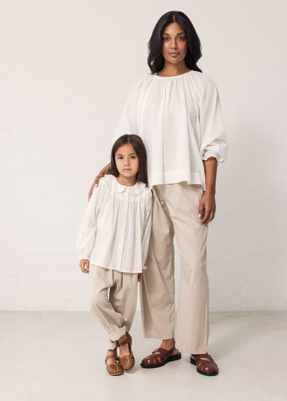 Broekje Plano - Katoen - Mercury Grey/Beige - MarMar Copenhagen