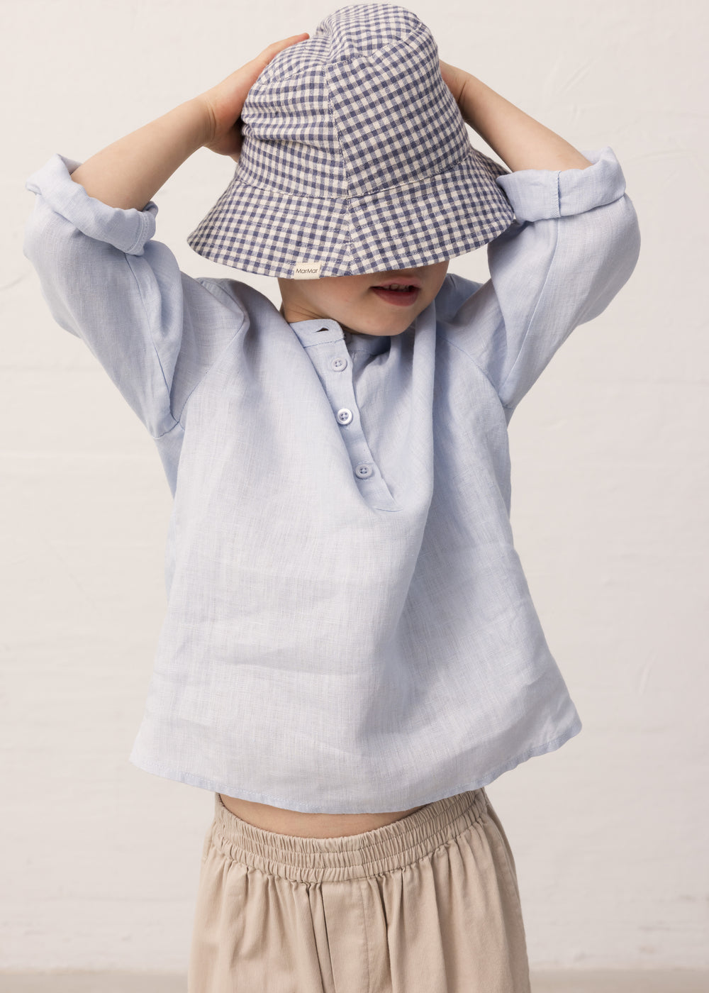 Broekje Plano - Katoen - Mercury Grey/Beige - MarMar Copenhagen
