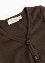Weste Dark Roast – Modal & Bio-Baumwolle – MarMar Copenhagen