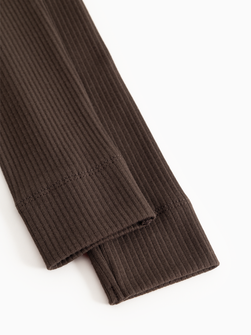 Baby legging Leg - Biologisch katoen & modal - Dark Roast - MarMar Copenhagen - productfoto - afbeelding 3