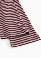 Wide leg broek - Pansi Heather Stripe –Biologisch katoen & modal – MarMar Copenhagen