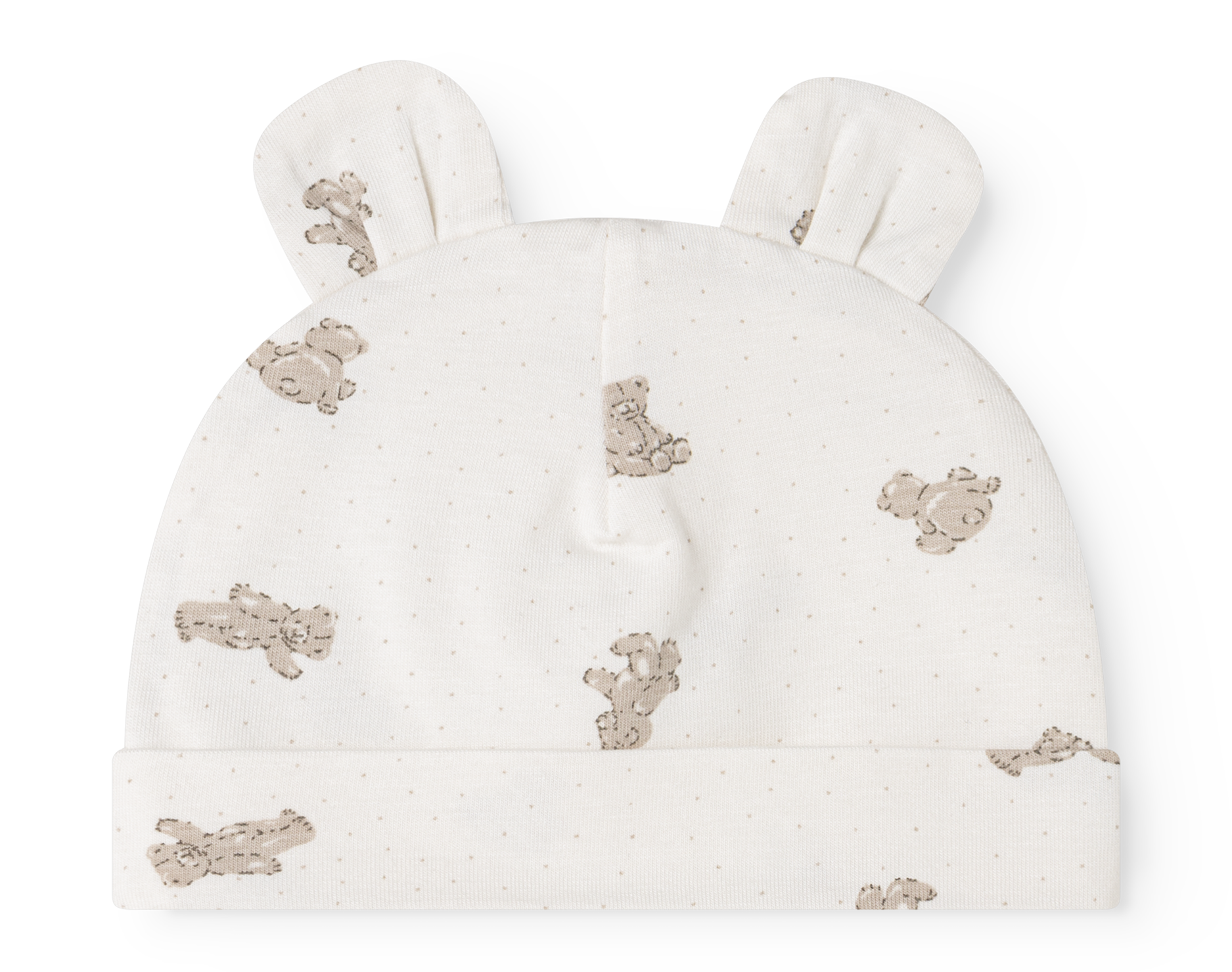 Babymutsje Aiko Ear – Teddybears – Modal & biologisch katoen – MarMar Copenhagen
