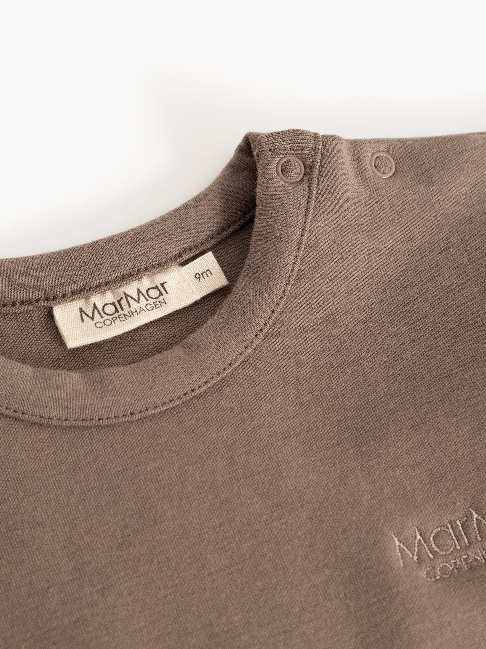Baby sweater Toan B - Double Jersey - Dusty Brown - MarMar Copenhagen - productfoto - afbeelding 6