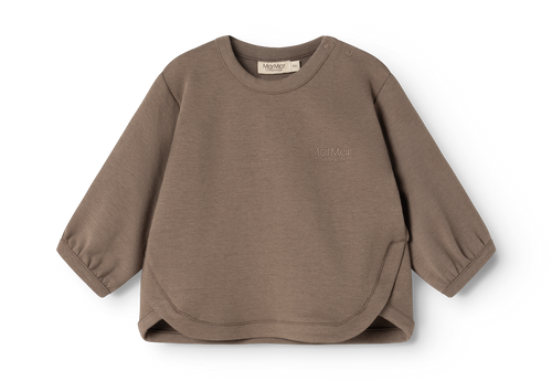 Baby-Sweater Toan B - Double-Jersey - Dusty Brown - MarMar Copenhagen