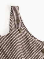 Baby tuinbroek Ruben - Soft denim - Dark Brownie Stripe - MarMar Copenhagen - productfoto - afbeelding 6