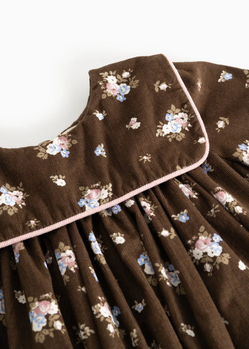 Robe bébé Dulle Bouquet d'automne – Coton velours côtelé fin – MarMar Copenhagen