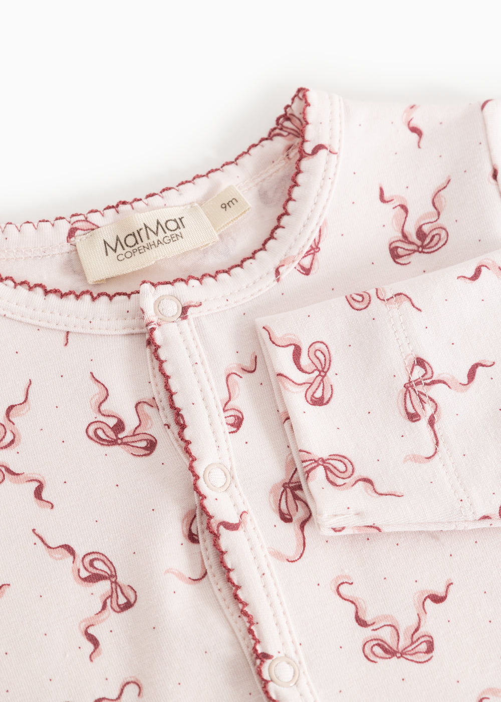 Pyjama une pièce Ruka – Bows – Modal Smooth Print – MarMar Copenhagen