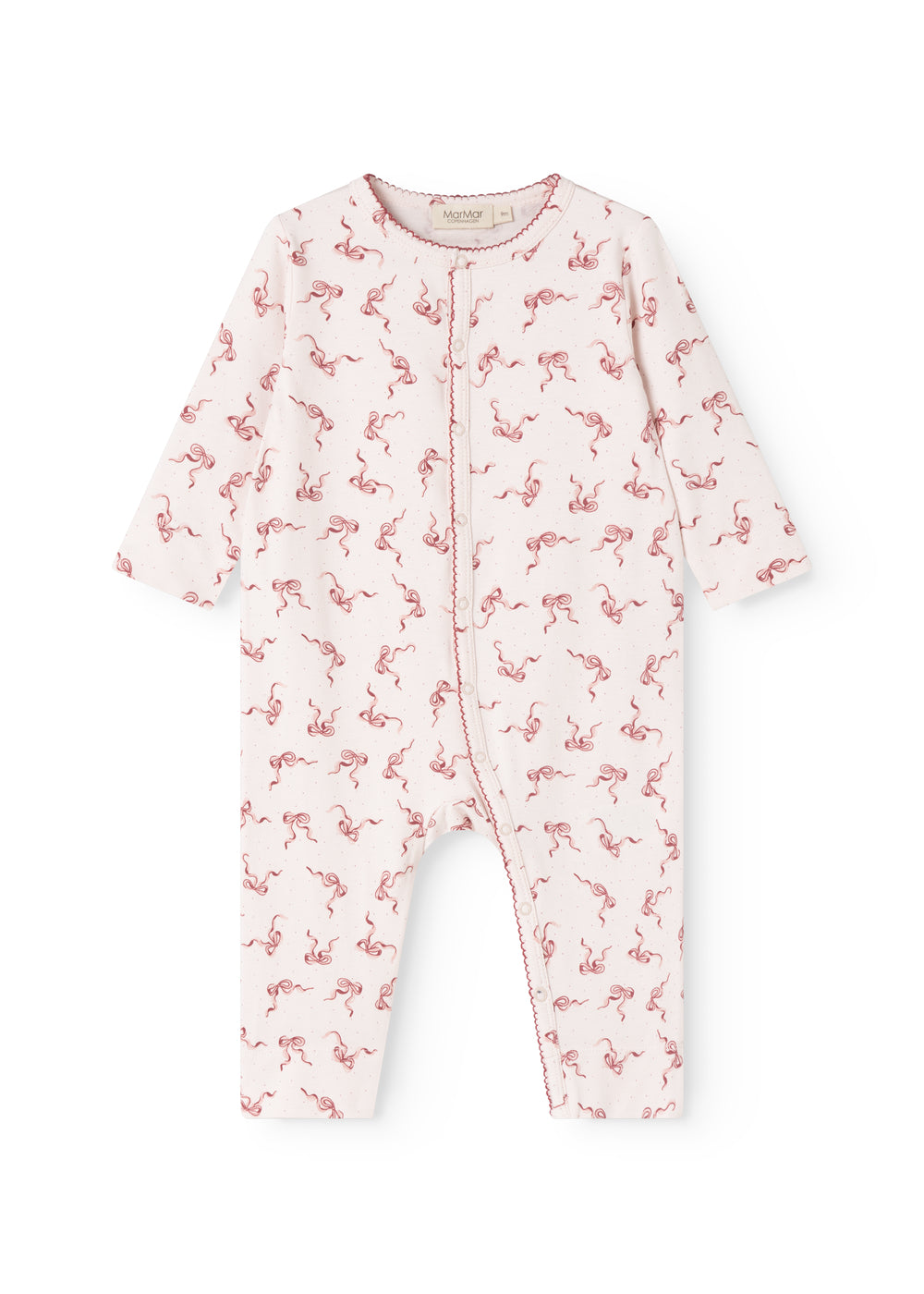 Pyjama une pièce Ruka – Bows – Modal Smooth Print – MarMar Copenhagen