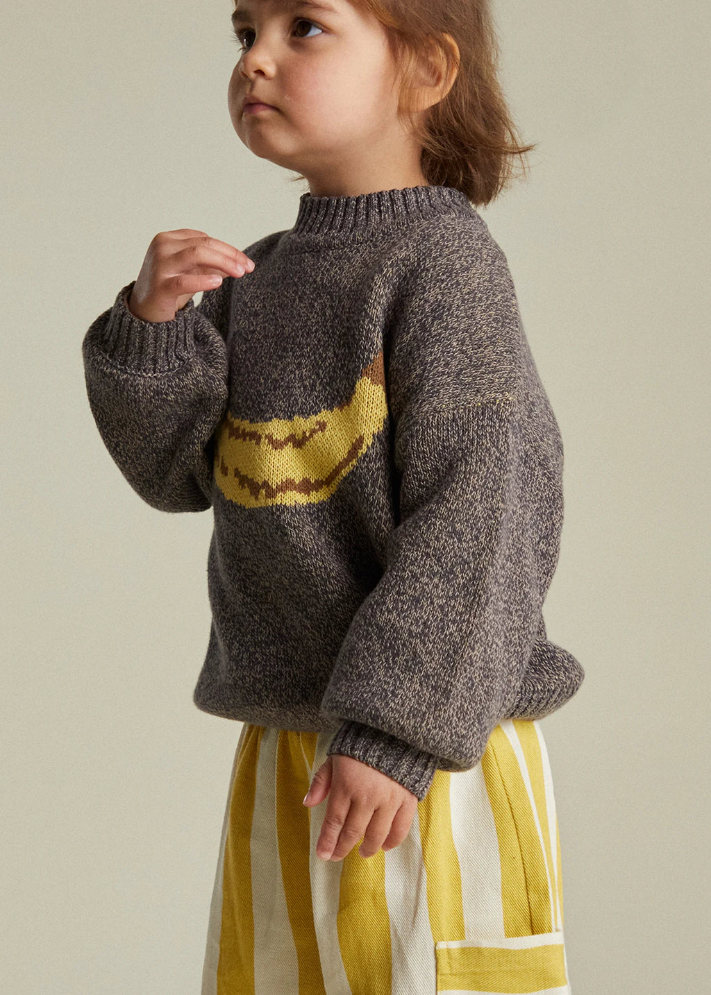 Lori Banana Sweater – Baggy trui - 100% biologisch Katoen – Claude & Co