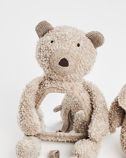 Activity Bear Nature – Merinowoll-Bouclé – Bauchlage-Spielzeug – SmallStuff