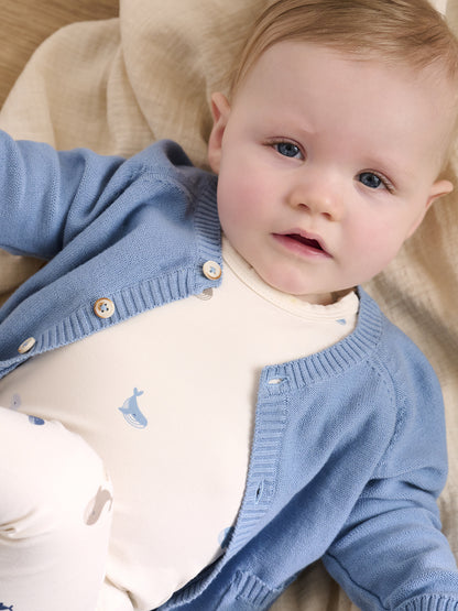 Legging - Biologisch katoen - Arctic Ice/Walvissen - Fixoni