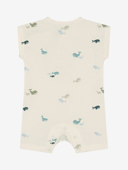 Summer outfit - Jumpsuit - Blue/Whales - Fixoni