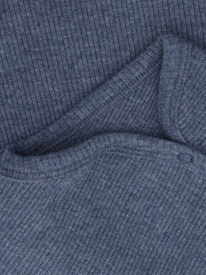 Romper - Modal/cotton - Dark blue/Vintage Indigo Melange - Fixoni