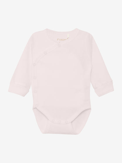 Wrap Body Long Sleeve - Organic Cotton - Hushed Violet - GOTS - Fixoni