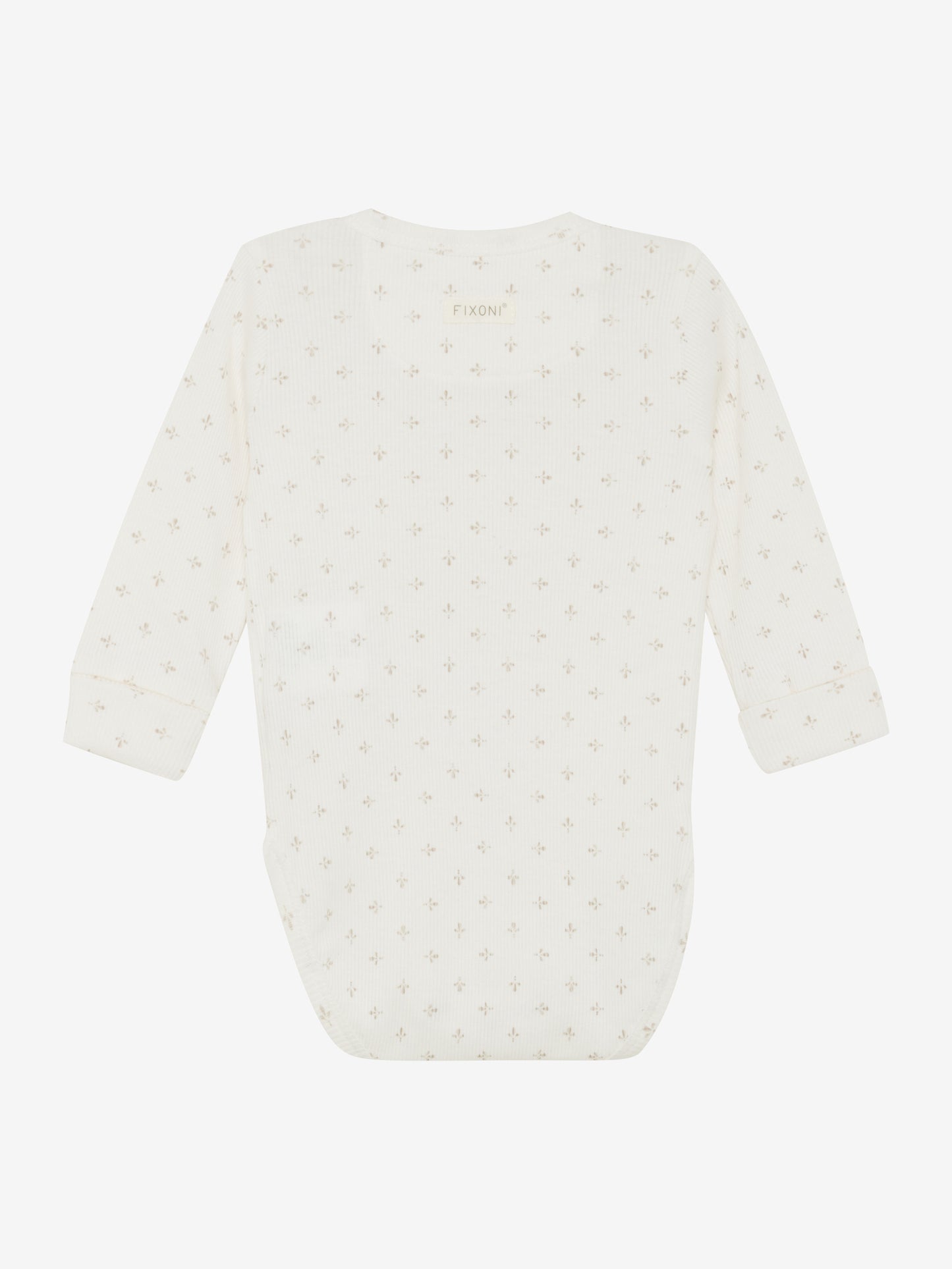 Bodysuit - Cotton - White/Gardenia - Fixoni