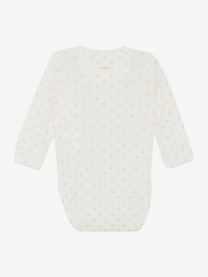 Bodysuit - Cotton - White/Gardenia - Fixoni