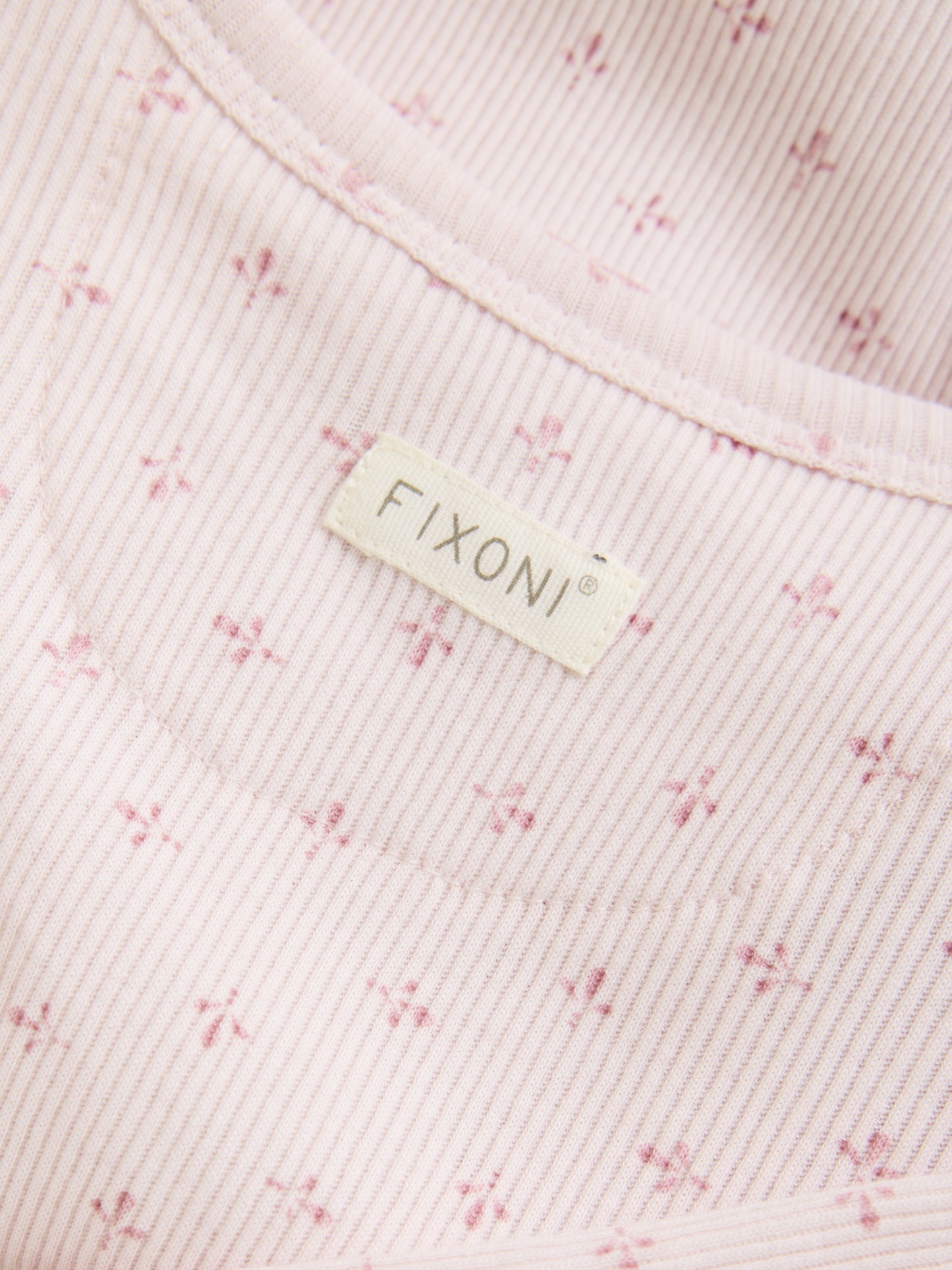 Romper - Cotton - Pink/Hushed Violet - Fixoni