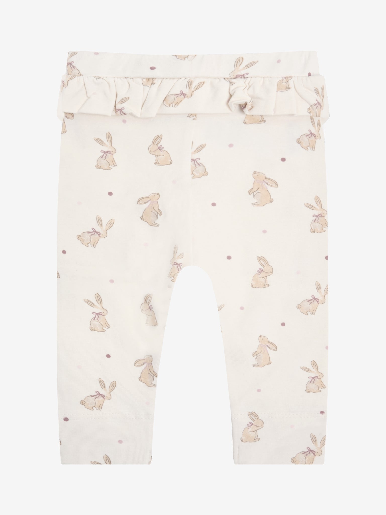 Leggings mit Hasenprint – Pale Lilac – Bio-Baumwolle – Fixoni