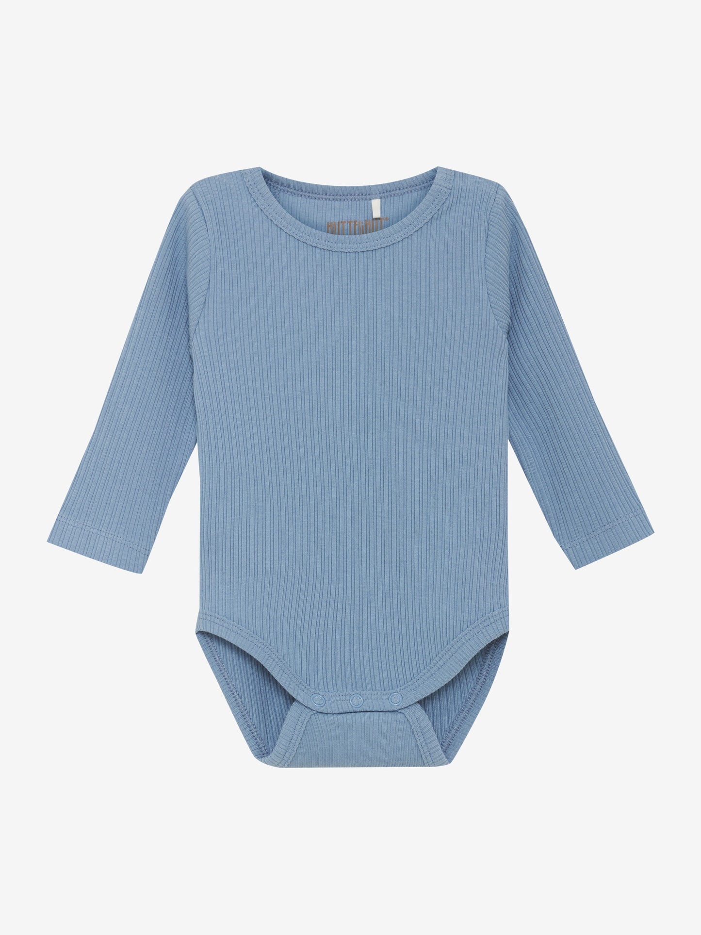 Romper lange mouw - Katoen & Modal mix - Body LS Rib - Windward Blue - Huttelihut