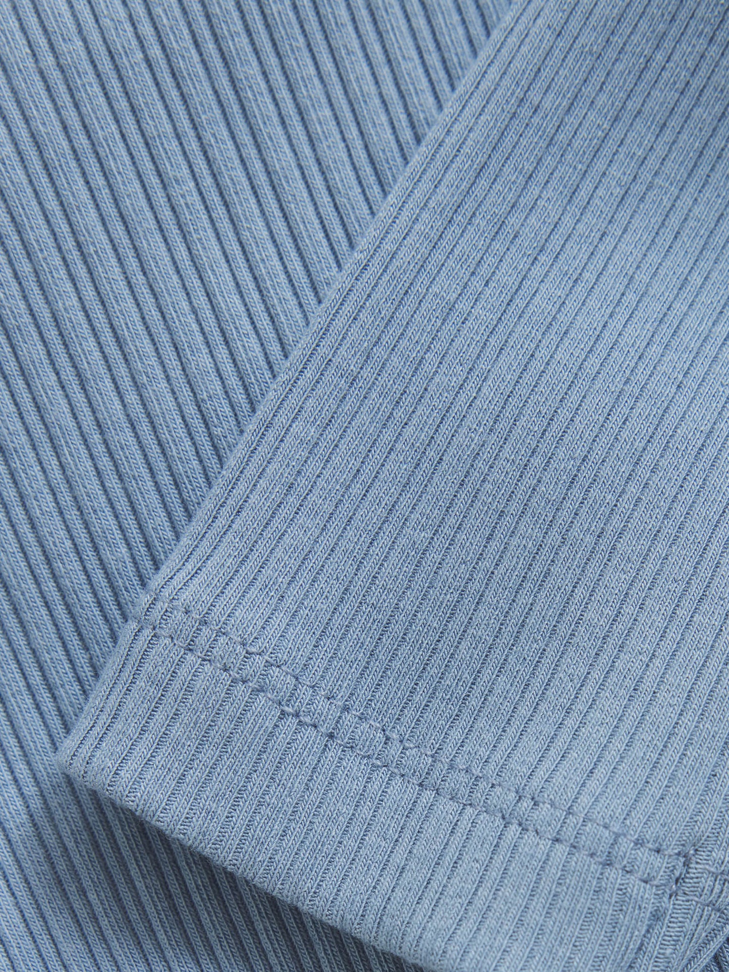 Romper lange mouw - Katoen & Modal mix - Body LS Rib - Windward Blue - Huttelihut