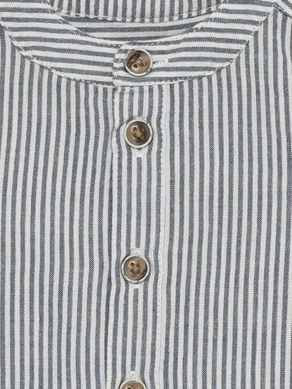 Overhemd top - YD Stripe - Katoen - Bering Sea - Huttelihut
