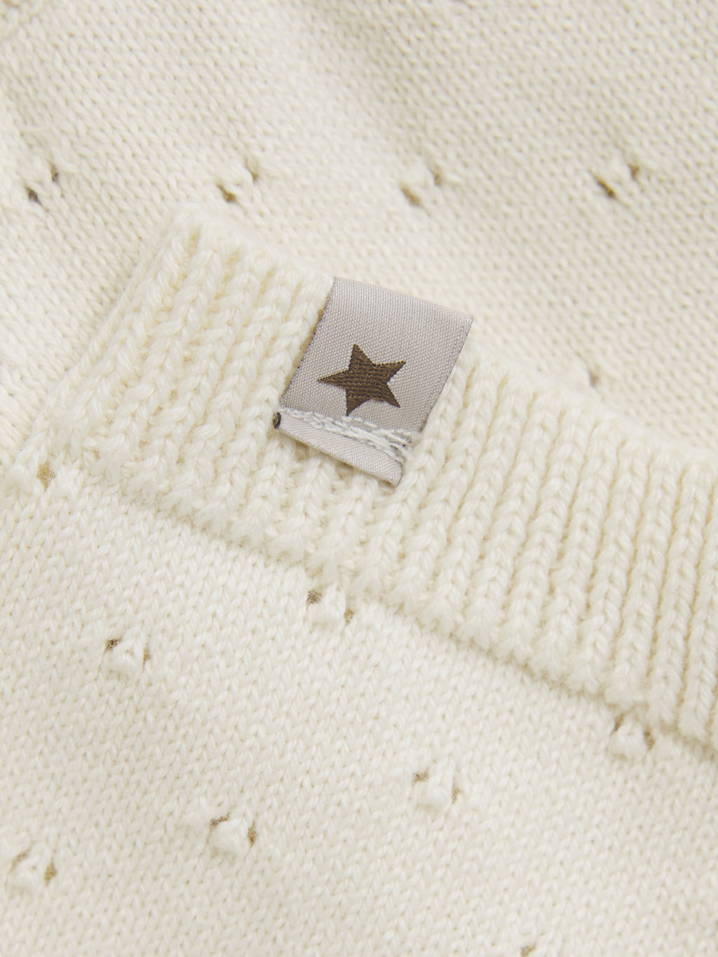 Gebreid broekje - Biologisch katoen - Antique White - Pants Knit Pointelle - Huttelihut - lifestyle - afbeelding 2