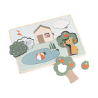 Deer Friends - Houten Laagjes Puzzel - Colour Mix - 18+ maanden - Done by Deer - productfoto