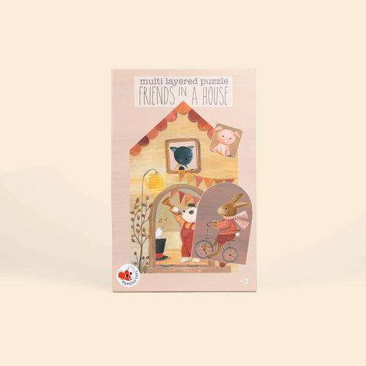 Multi-Layered Friends Puzzle - Lagenpuzzel voor kinderen - 3+ jaar - Egmont Toys
