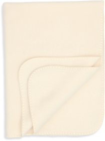 Baby Blanket Wool Fleece - Baby blanket with blanket stitch - Engel Natur