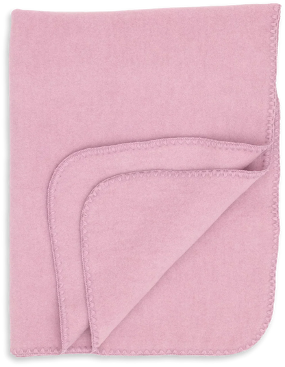 Baby Blanket Wool Fleece - Baby blanket with blanket stitch - Engel Natur