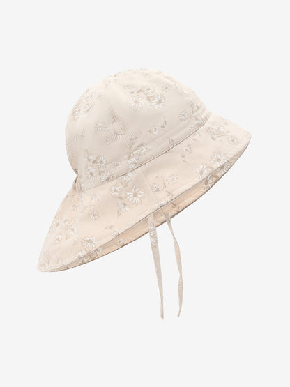 Sun hat UPF 30 - With bow - Cotton - Sun hat w. string - En Fant