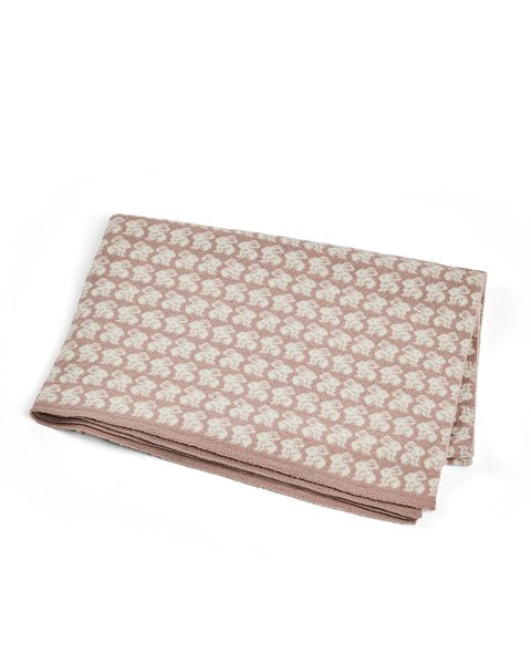 Baby Blanket Bunnies - Merino wool - Pink - Smallstuff