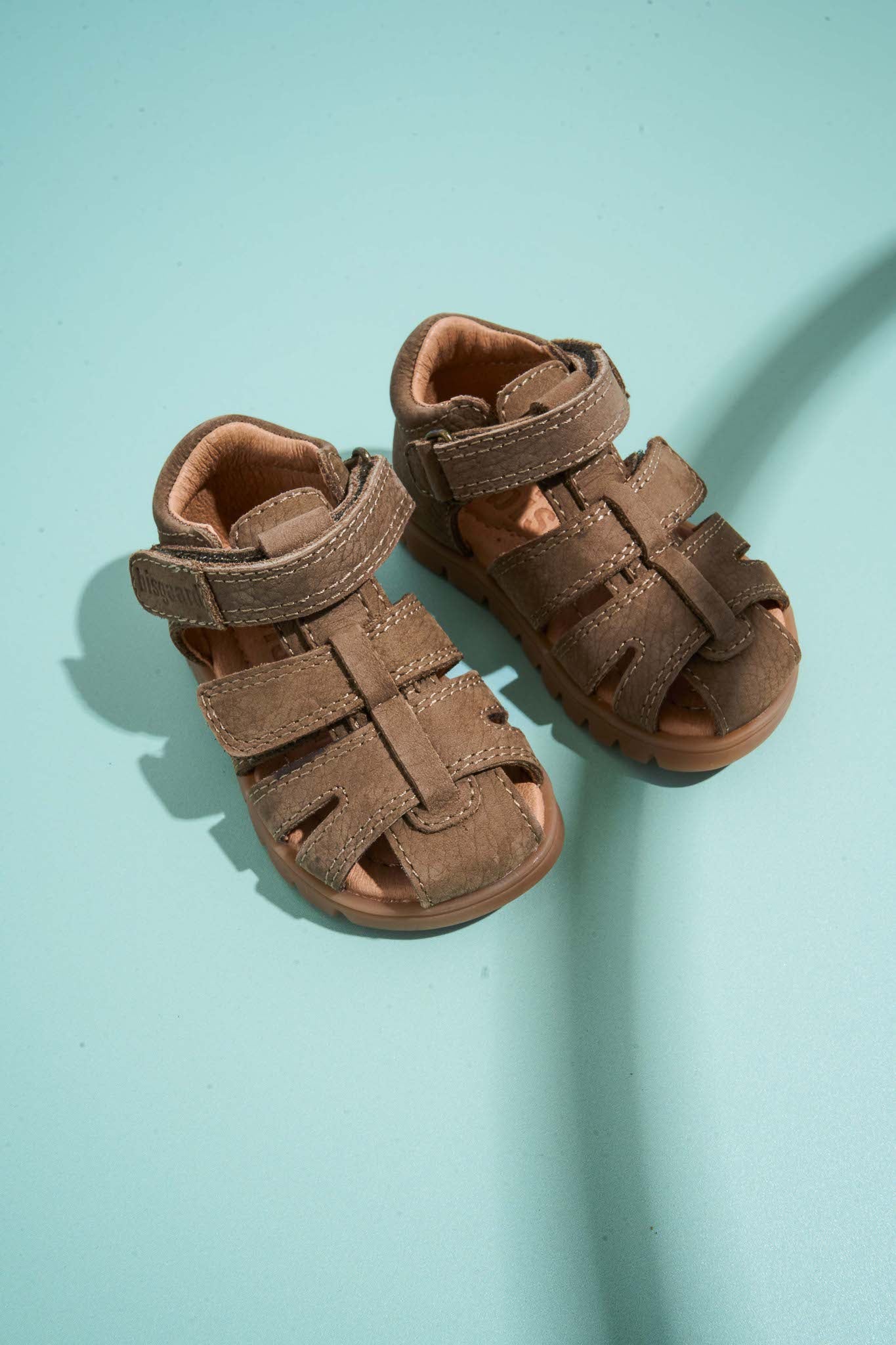 Leren sandalen Frans - Gesloten teen - Earth/Bruin - Bisgaard - productfoto - afbeelding 3