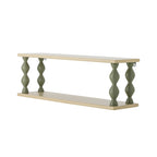 Bibiola Shelf Multi – Bloomingville MINI: schuin aanzicht van de wandplank.