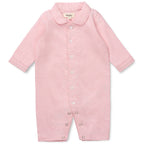 Classic PJ Suit - Biologisch katoen - Tiny Check Pink - Lalaby