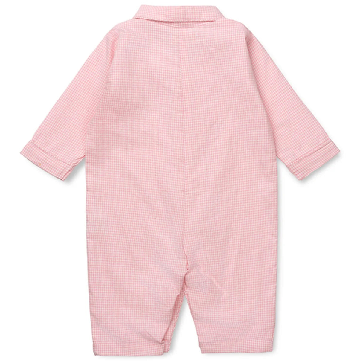 Classic PJ Suit - Biologisch katoen - Tiny Check Pink - Lalaby
