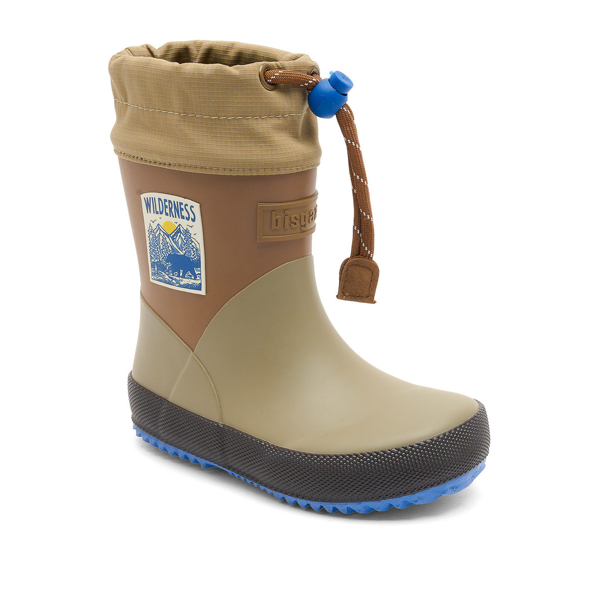 Thermo Rubber Boots – Khaki – Wol gevoerd – Bisgaard