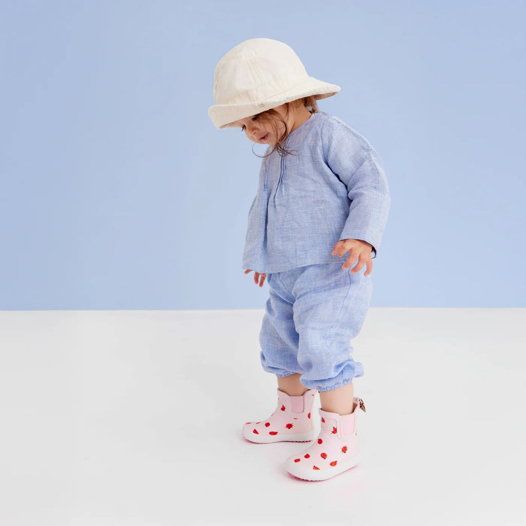Natuurrubber regenlaars - Laag model - Cute ladybug/Lieveheerbeestje - Bisgaard - lifestyle - afbeelding 2