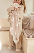 Alphabet Merino Biniblanket – Wiegedecke - 100% Merinowolle - 75×100 cm – BINIBAMBA
