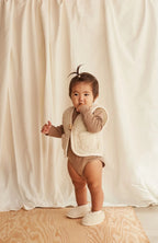 Merino wollen slofjes - Binibooties - Milk - BINIBAMBA