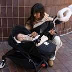 Milk Minipuff – Merino-Lammfell-Fußsack für Babywanne & Stokke YOYO – BINIBAMBA
