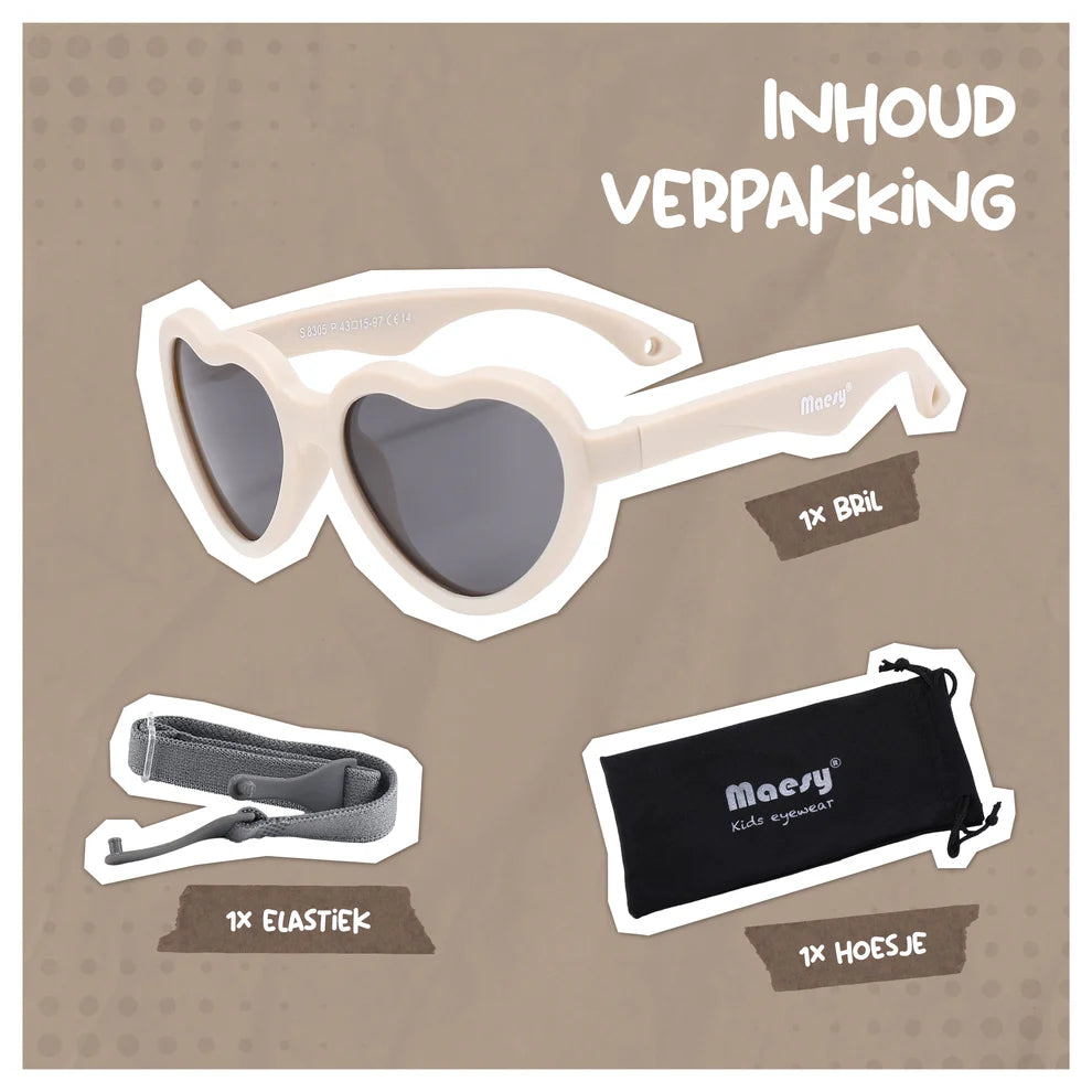 Sunglasses Maes 0-2 years - Heart - Maesy