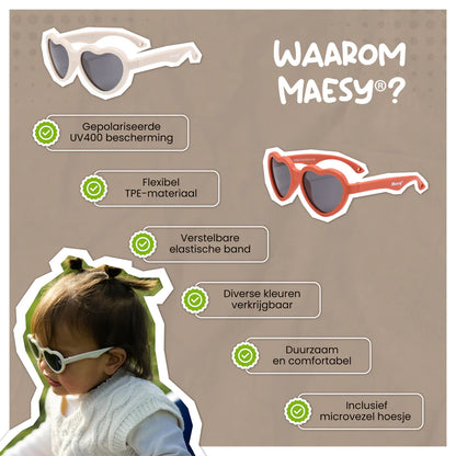 Sunglasses Maes 0-2 years - Heart - Maesy
