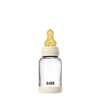 Babyfles van glas - Latex/Natuurrubber - Ivory - 120 ml of 240 ml - BIBS - productfoto - afbeelding 2