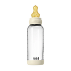 Babyfles van glas - Latex/Natuurrubber - Ivory - 120 ml of 240 ml - BIBS - productfoto - afbeelding 5