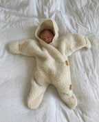 Merino Snugglesuit – Wollener Babyoverall aus 100% Merinowolle – BINIBAMBA
