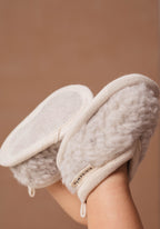 Merino wool booties - Binibooties - Milk - BINIBAMBA