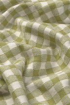 Gebreide deken Vichy Tiles - Toffee, Matcha & Ivory - 100% katoen - Lorena Canals - productfoto - afbeelding 2